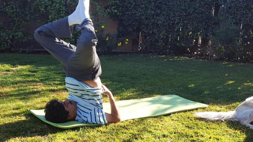 Sarvaangaasana - A Variation